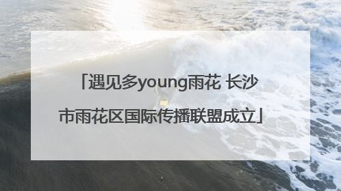 遇见多young雨花 长沙市雨花区国际传播联盟成立