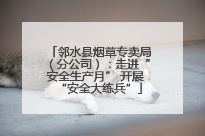 邻水县烟草专卖局（分公司）：走进“安全生产月” 开展“安全大练兵”