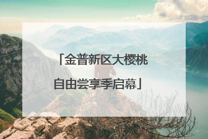 金普新区大樱桃自由尝享季启幕