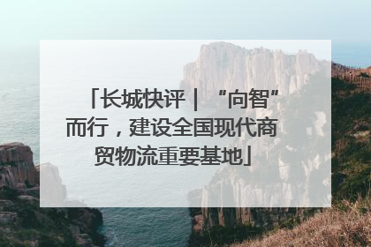 长城快评｜“向智”而行，建设全国现代商贸物流重要基地