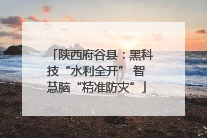 陕西府谷县：黑科技“水利全开” 智慧脑“精准防灾”