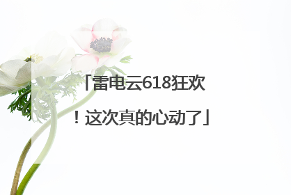雷电云618狂欢！这次真的心动了
