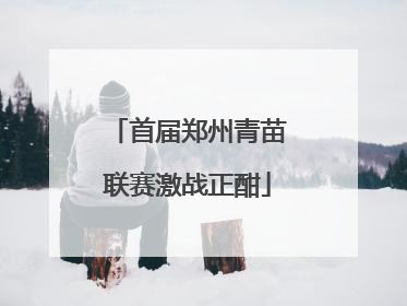 首届郑州青苗联赛激战正酣