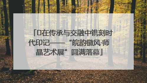 ﻿在传承与交融中镌刻时代印记——“皖韵徽风·师晶艺术展”圆满落幕