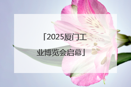 2025厦门工业博览会启幕