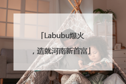 Labubu爆火，造就河南新首富